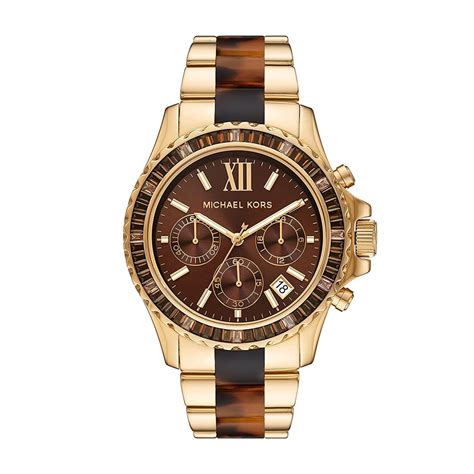 relogio michael kors dourado|michael kors relogios macy's.